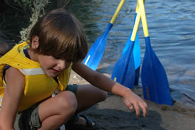 rafting with kids