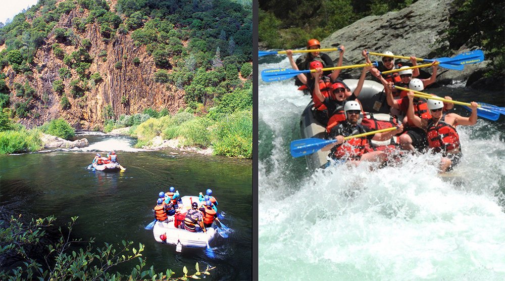 American River Rafting on the Middle Fork