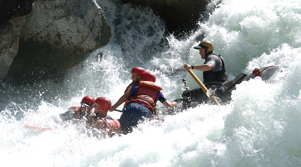 Class 5 whitewater rafting