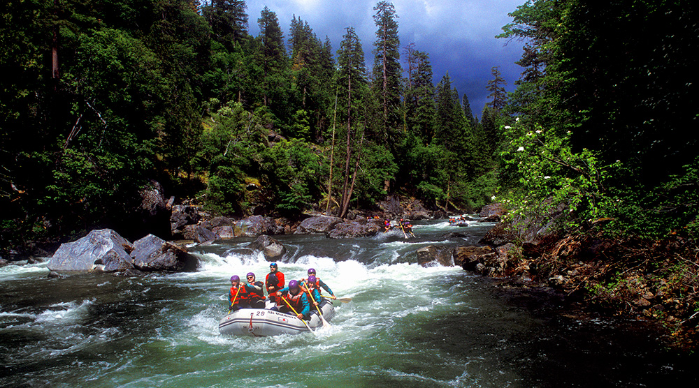 Spring Rafting ion the North Fork Stanislaus