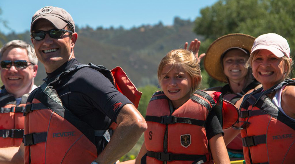 Rafting is good for the family