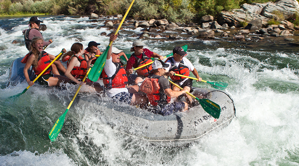 Rafting is good for the family