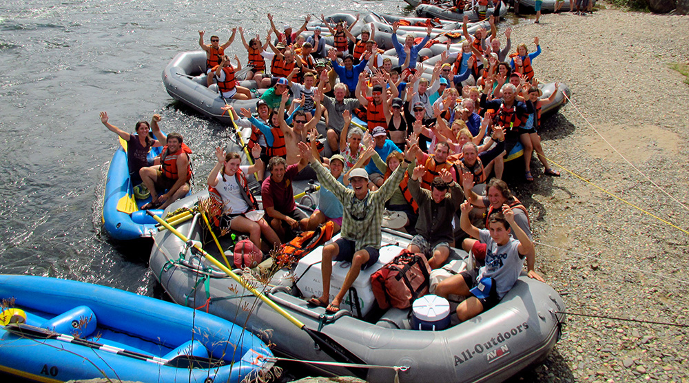 Rafting is good for the family