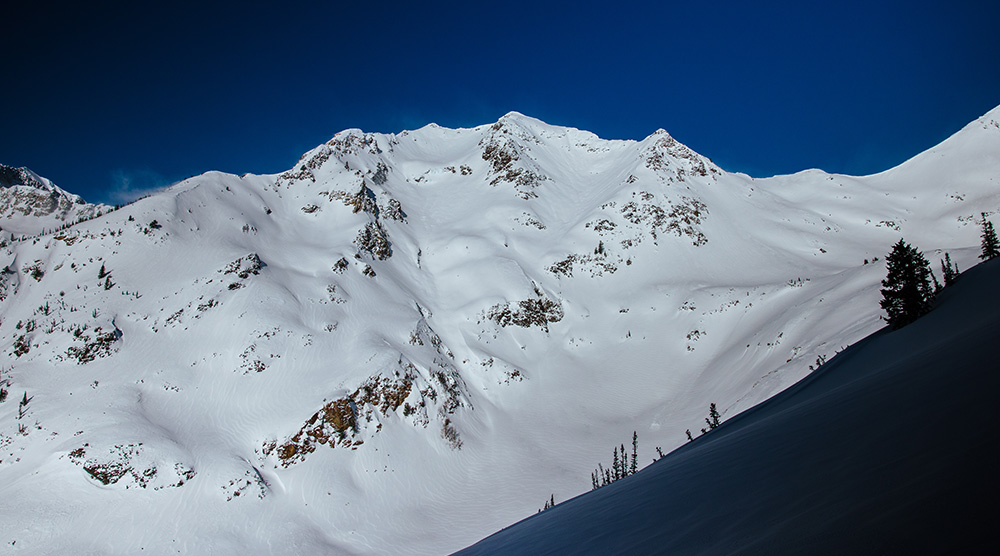 California sierra snowpack