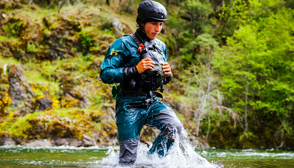 Garrett on the California Salmon River