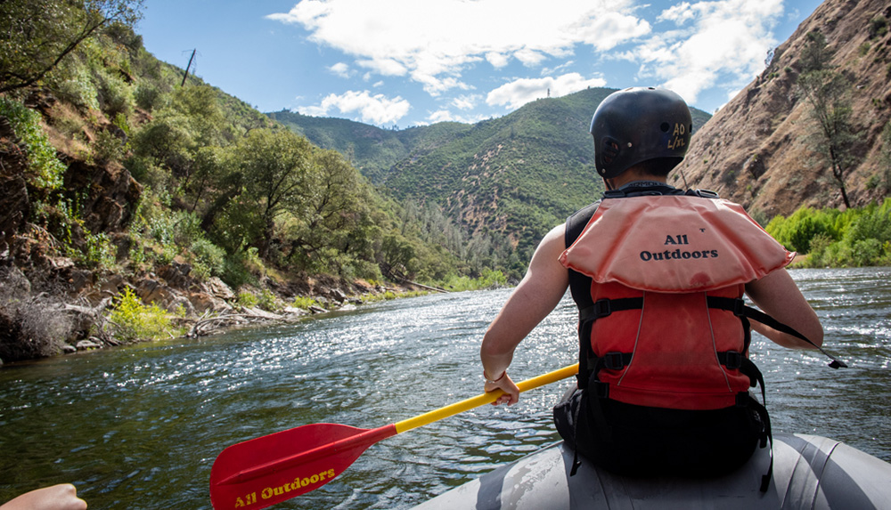 The calm before the rapids