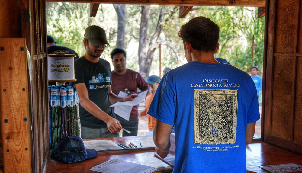 Rafting Check In on the South Fork